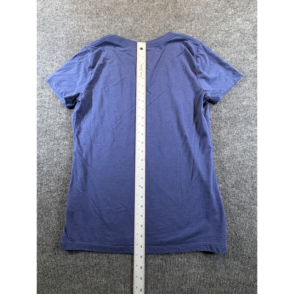 Nike Atlanta Braves MLB We Run This V-Neck Graphic T-Shirt Blue Small 2875 - Picture 5 of 7